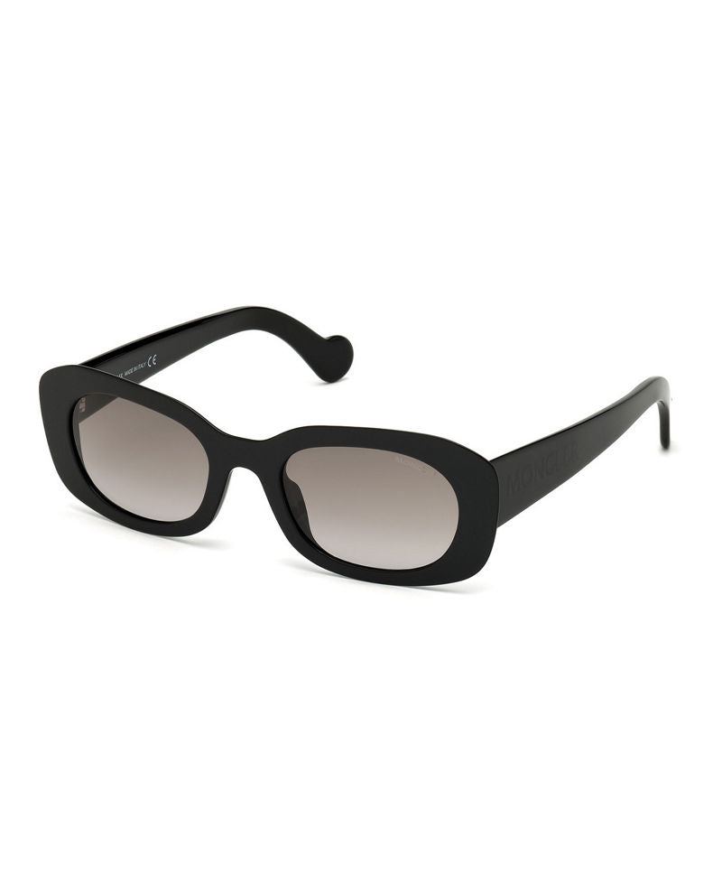 Moncler Oval Sunglasses 52mm Black