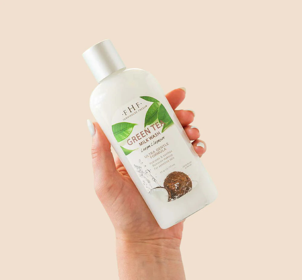 Green Tea Milk Wash Cream Cleanser