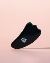 Load image into Gallery viewer, Midnight Paloma X Brunette The Black Label Obsidian Stone Gua Sha
